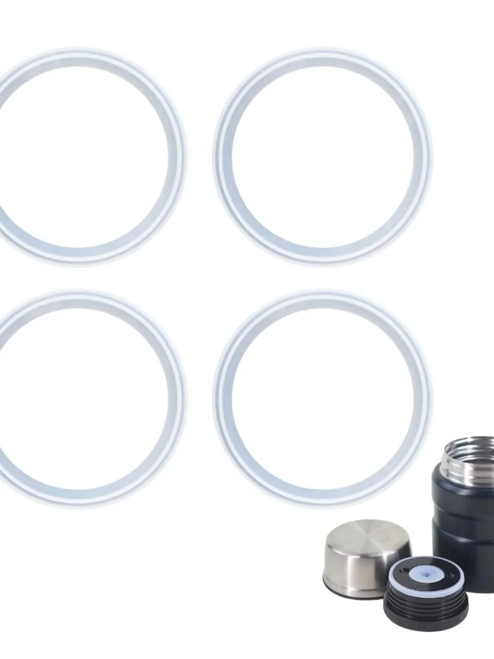 Replacement Gaskets Compatible with Thermos Stainless King Food Jar 16 and 24 Ou